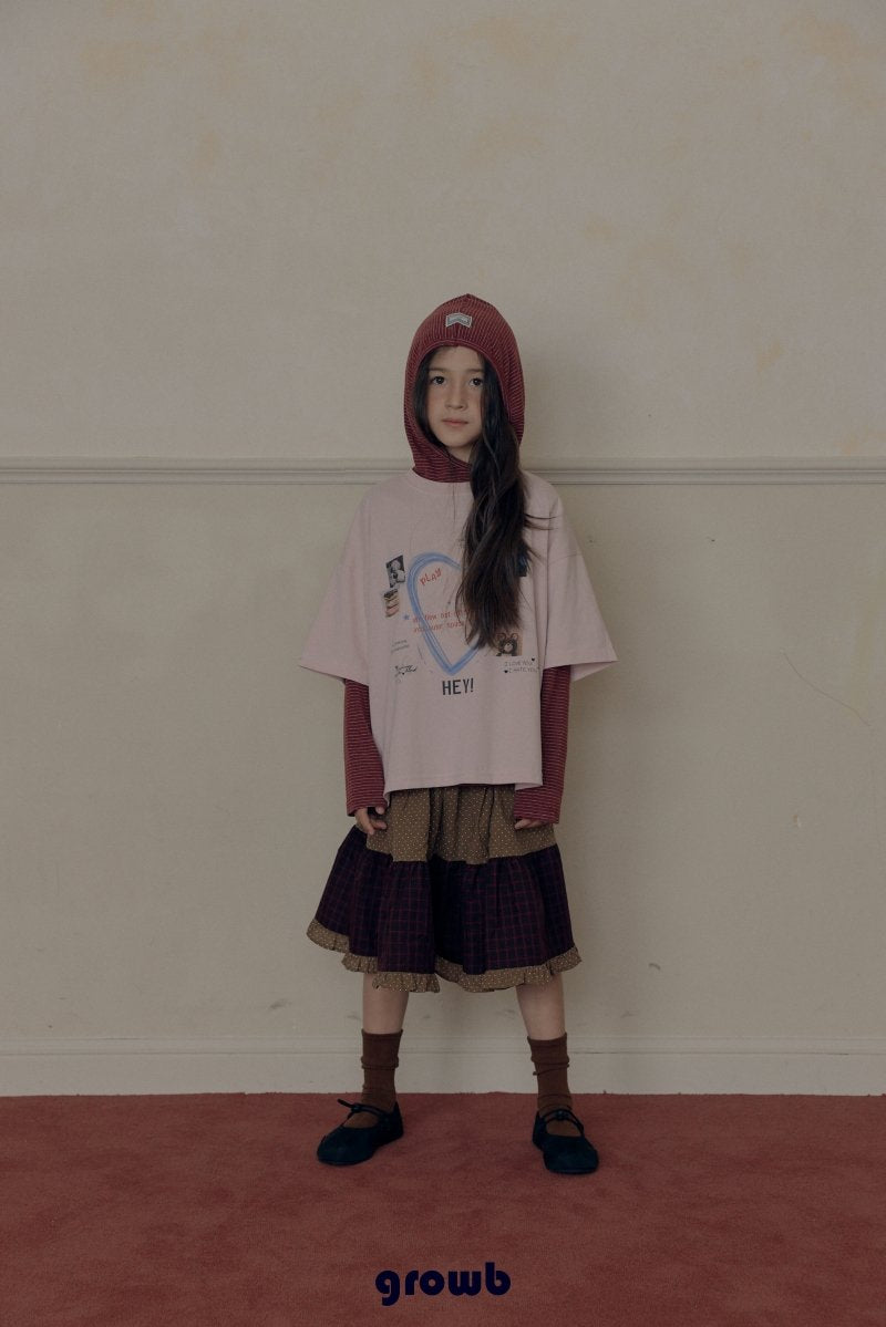 Flare Hoodie×Huey Skirt×Space Tee