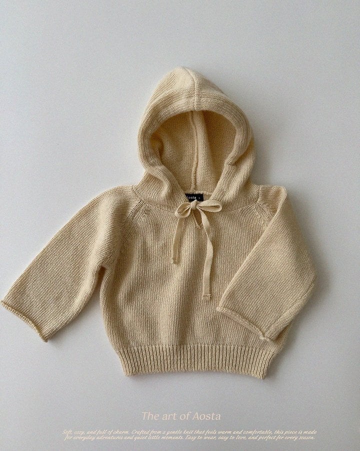 knit cookie hoodie