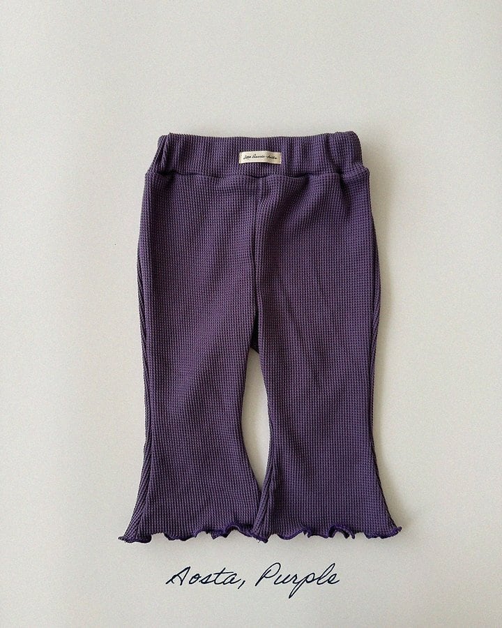 jelly waffle pants