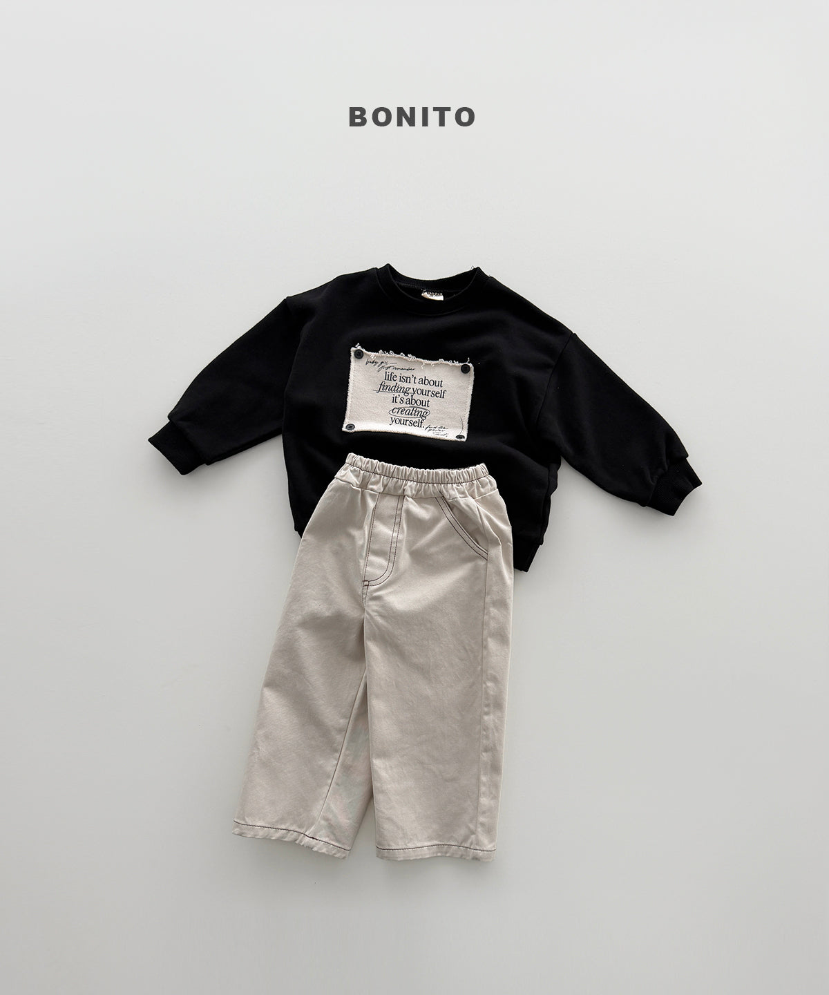 Remember Button Sweatshirt
