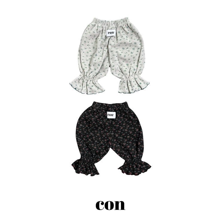 con garden frill pants