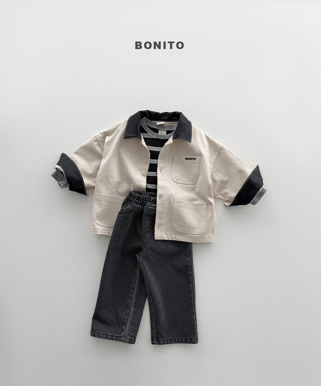 Corduroy Denim Pants