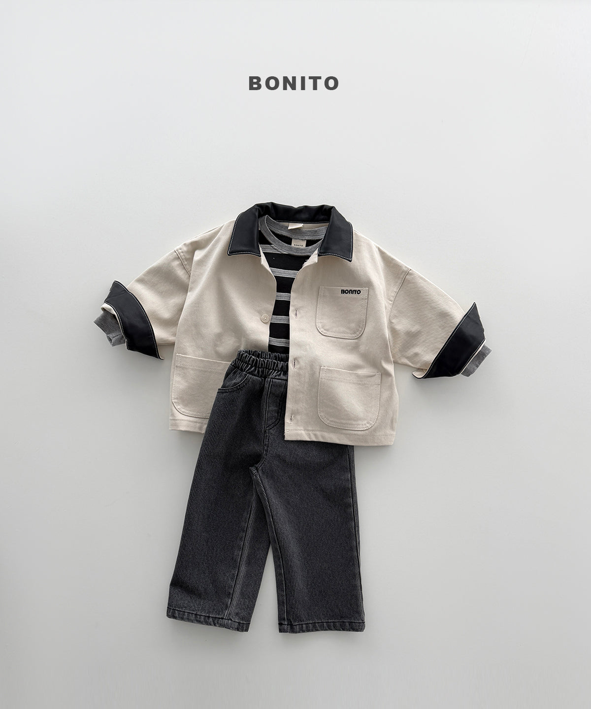 Corduroy Denim Pants