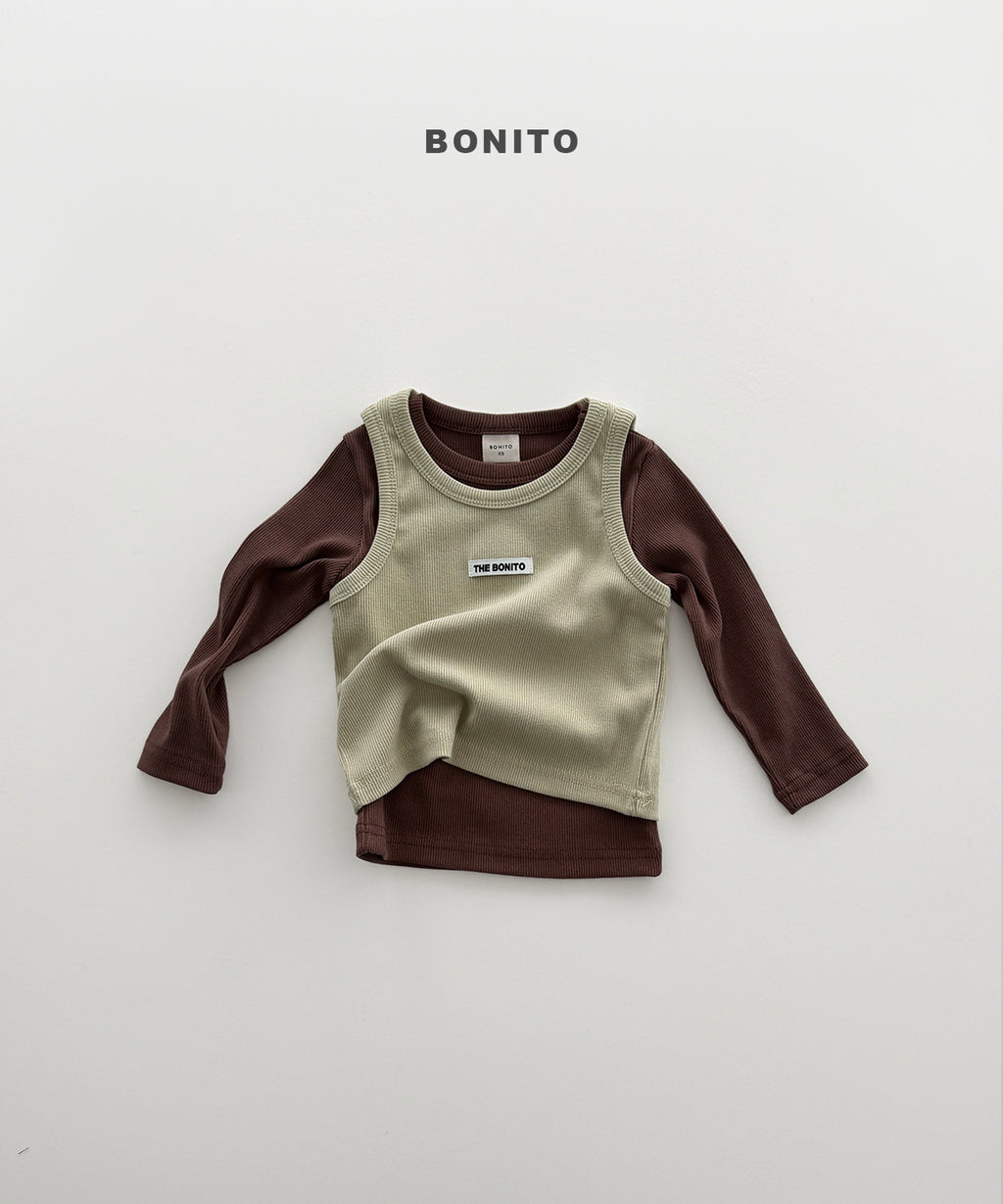 Color Ribbed Tee