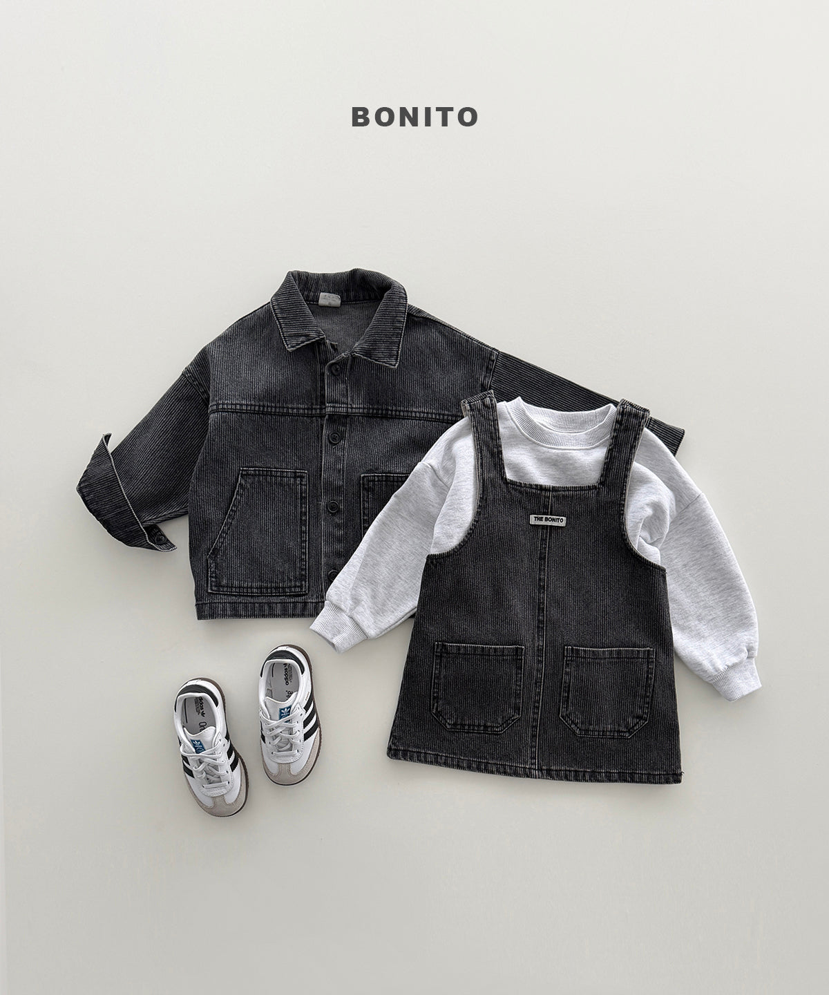 Corduroy Denim One-piece
