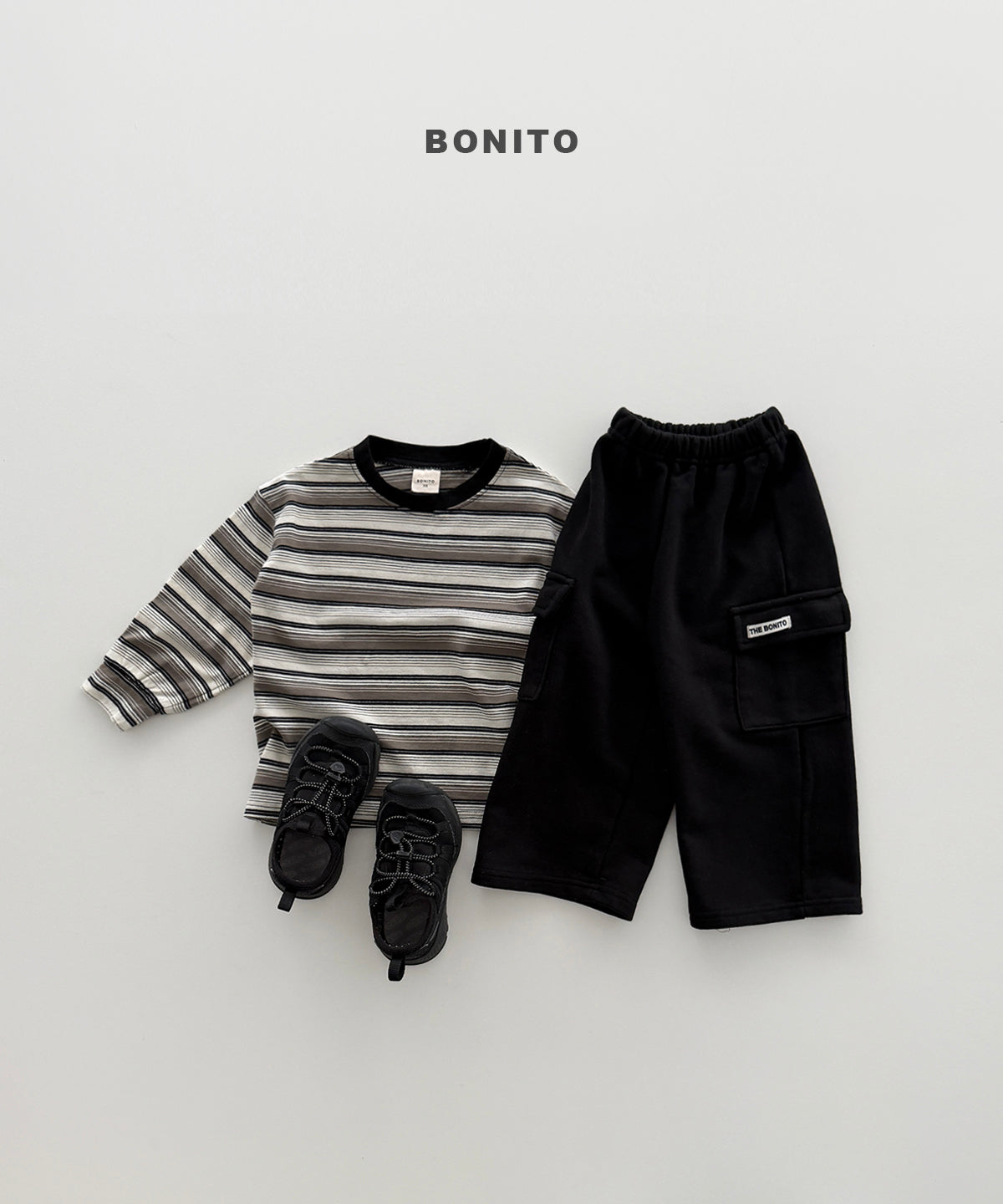 Track Stripe Shirred Tee
