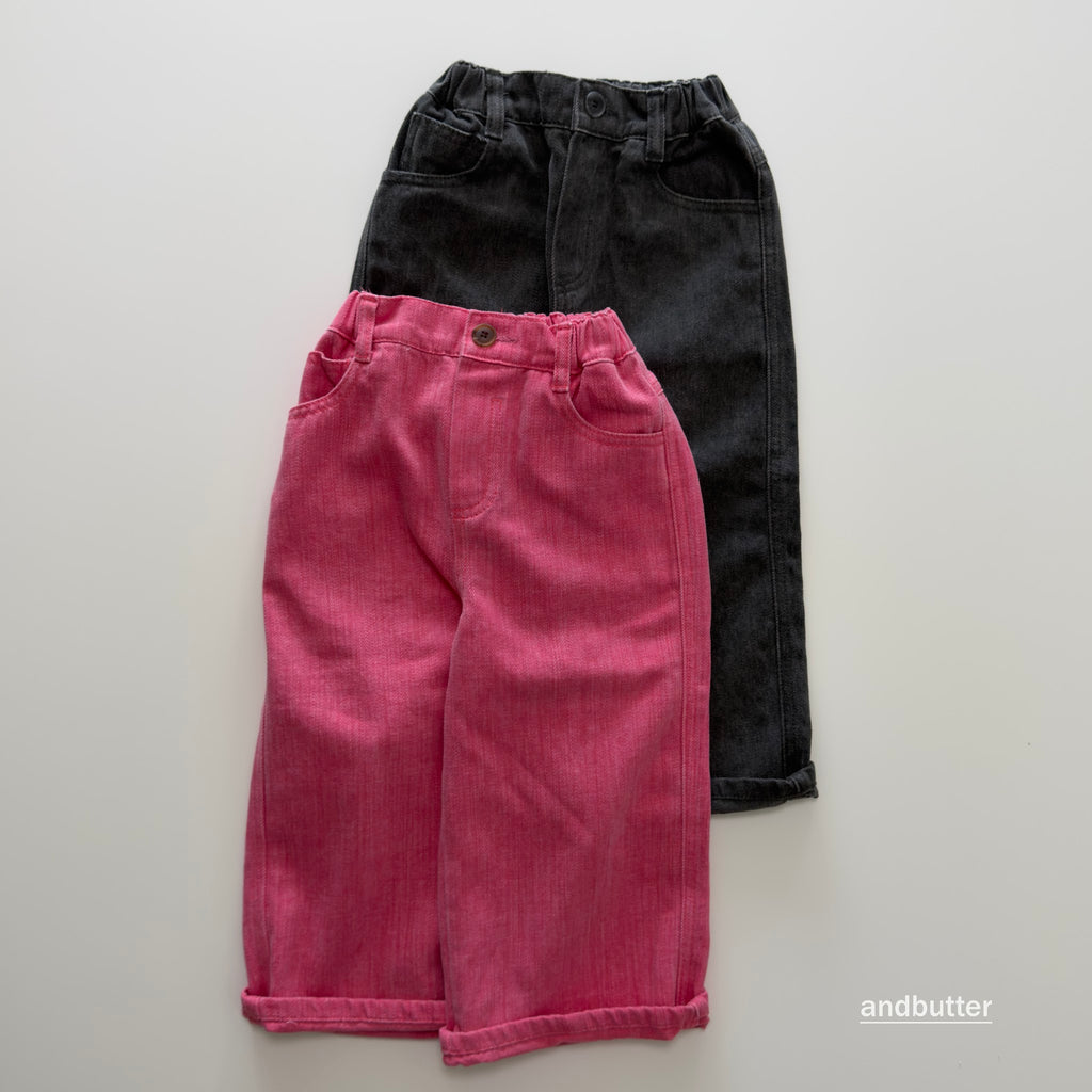 andbutter Slub Cotton Pants