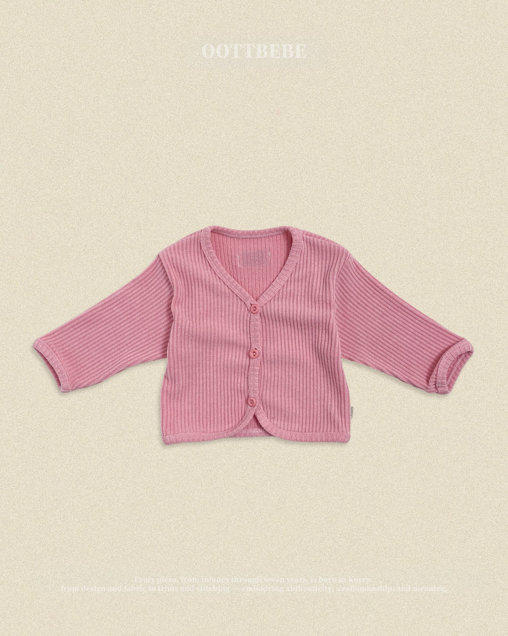 Oott Bebe Haribo Ribbed Cardigan