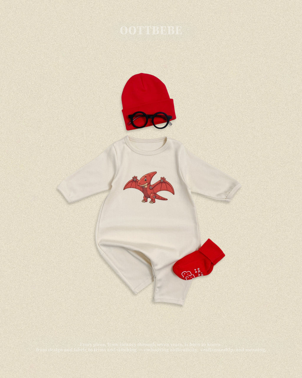 Oott Bebe Robot Dinosaur Bodysuit