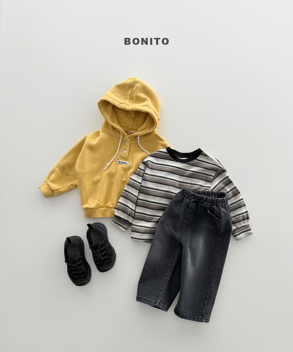 Track Stripe Shirred Tee
