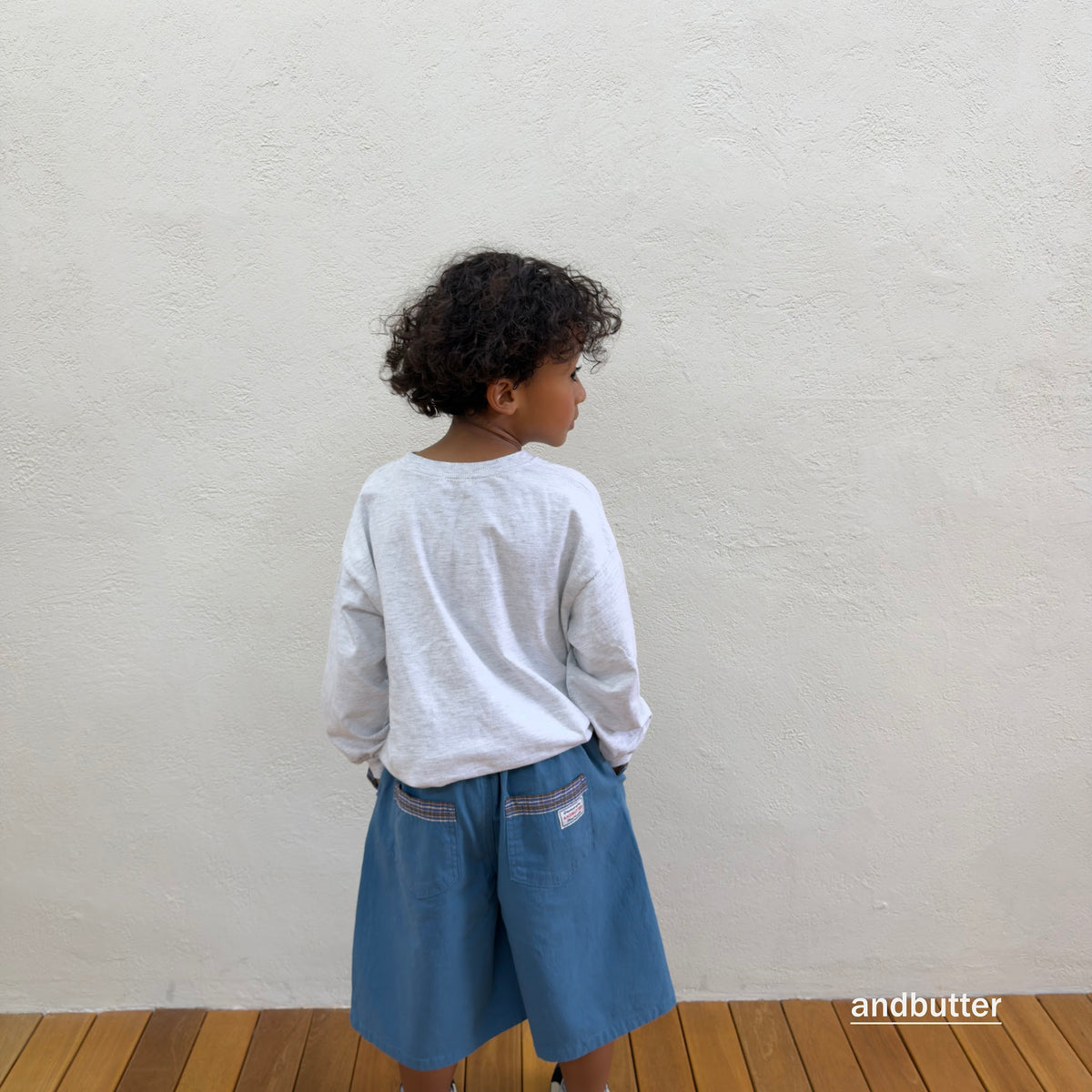 andbutter Hidden Check Bermuda Pants