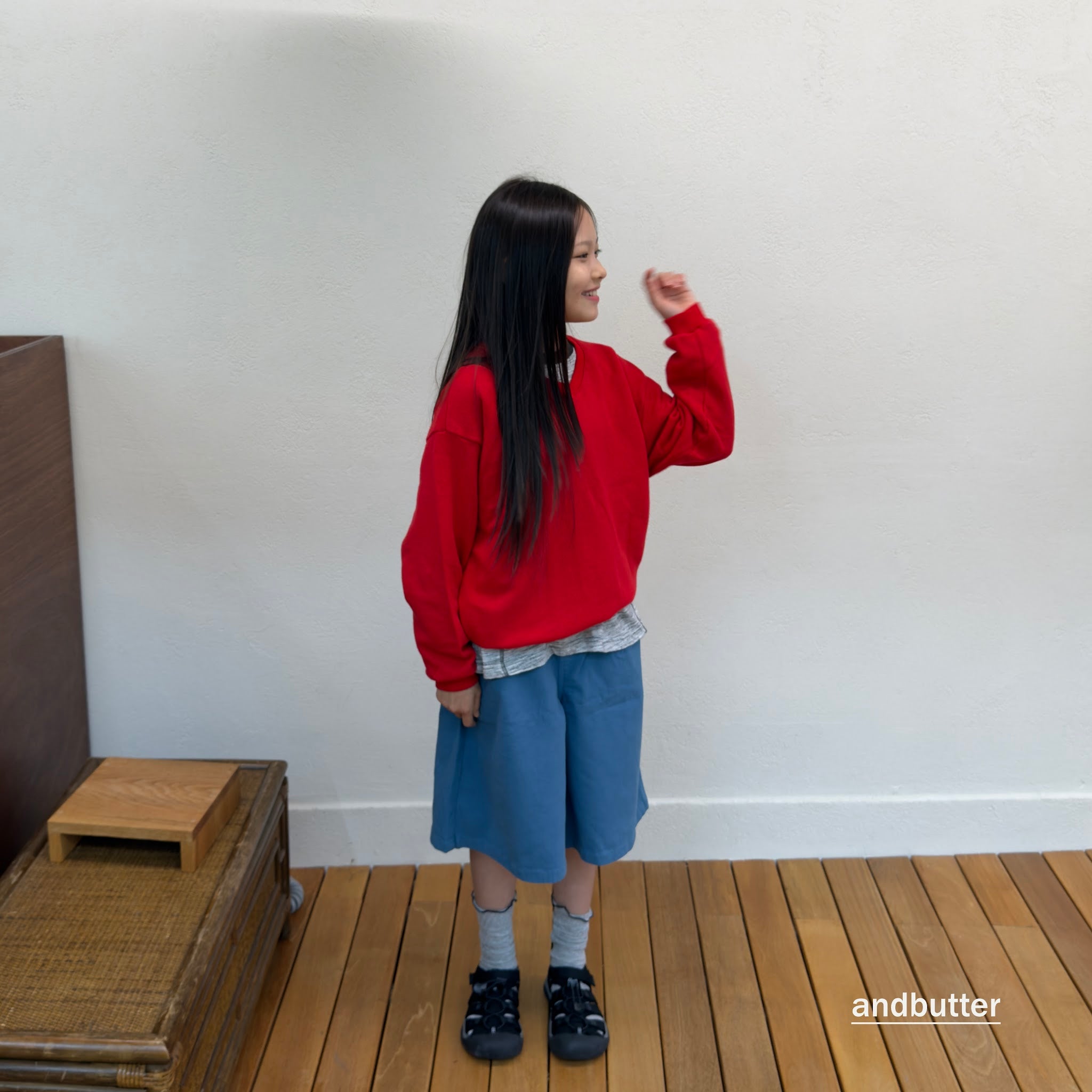andbutter Hidden Check Bermuda Pants
