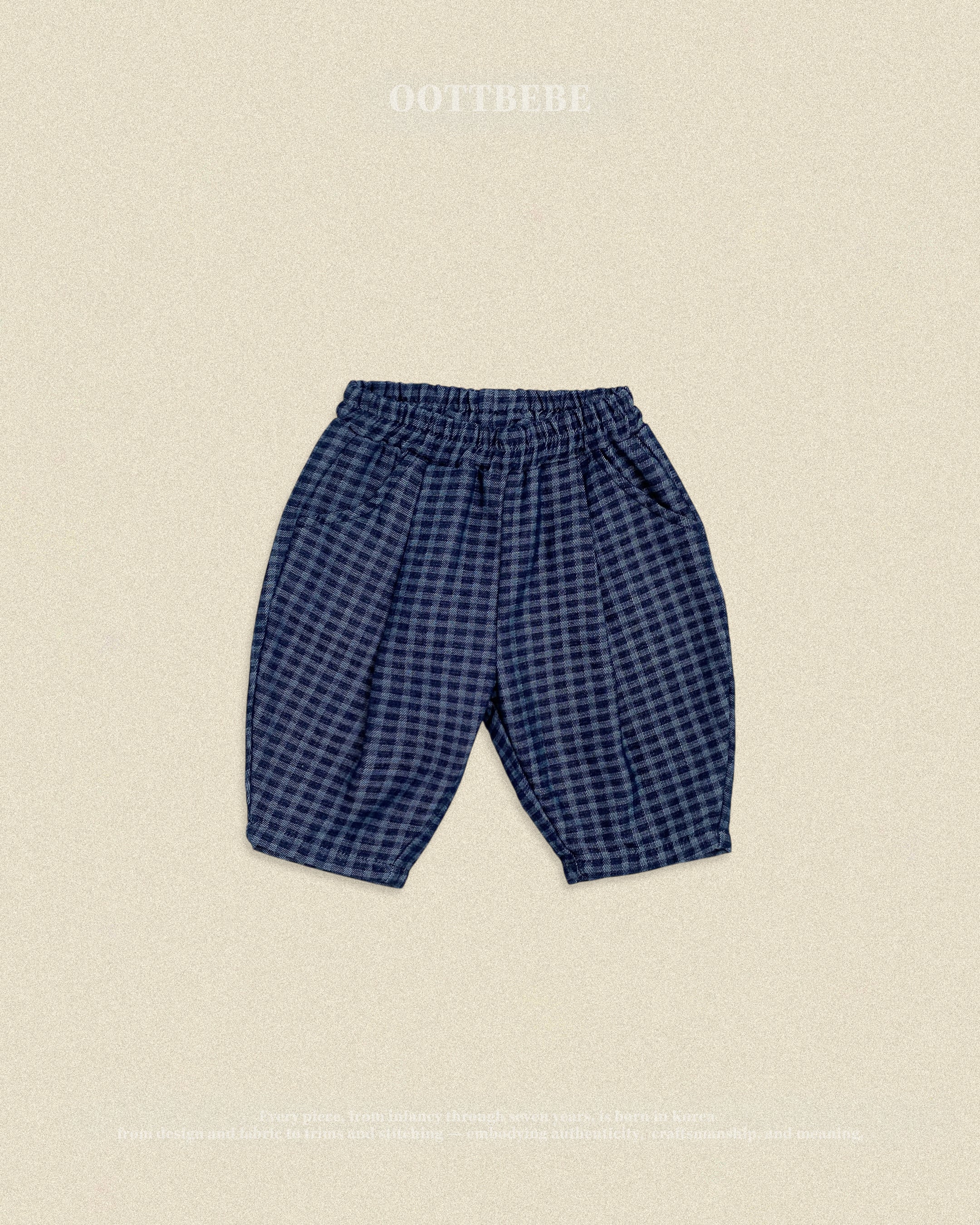 Oott Bebe Denim Check Pants
