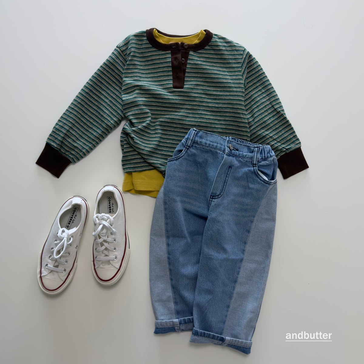 andbutter Curved Panel Denim