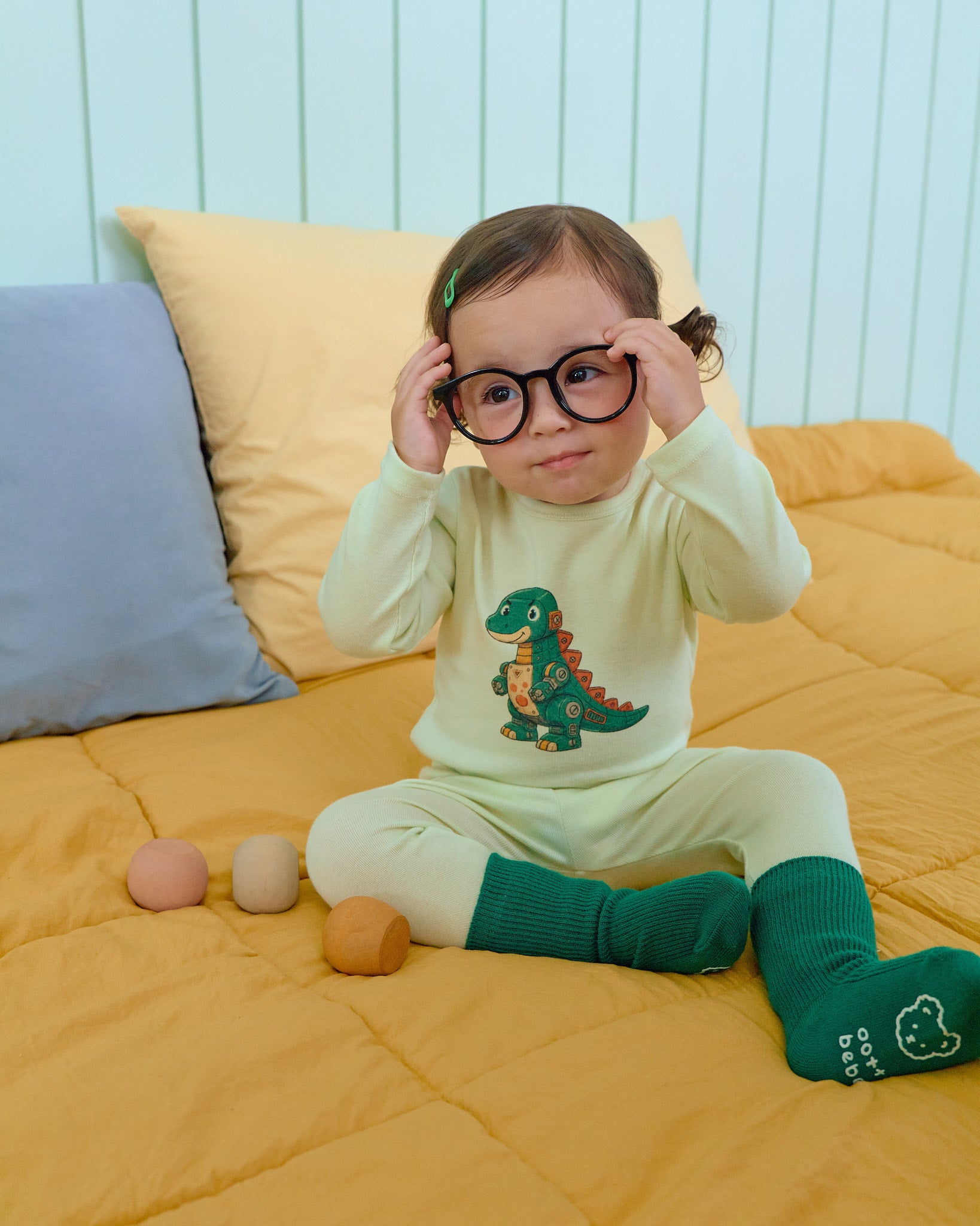 Oott Bebe Robot Dinosaur Loungewear