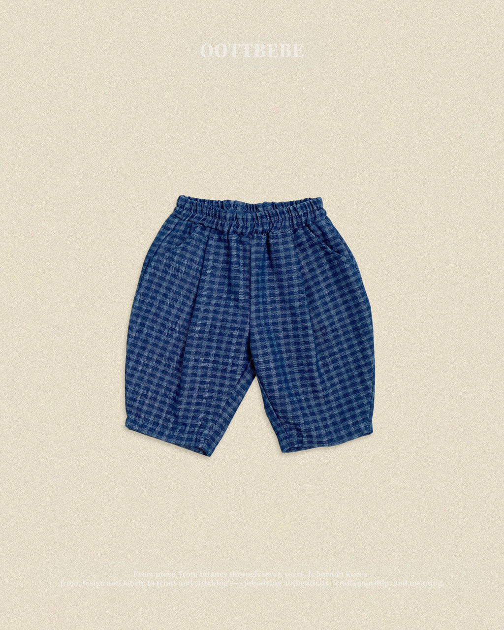 Oott Bebe Denim Check Pants