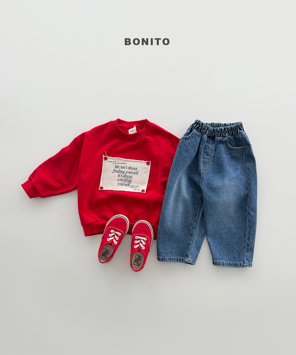 Remember Button Sweatshirt