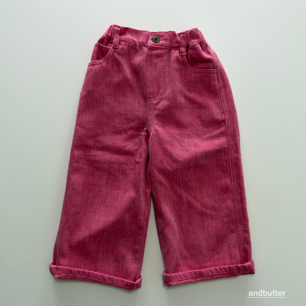 andbutter Slub Cotton Pants