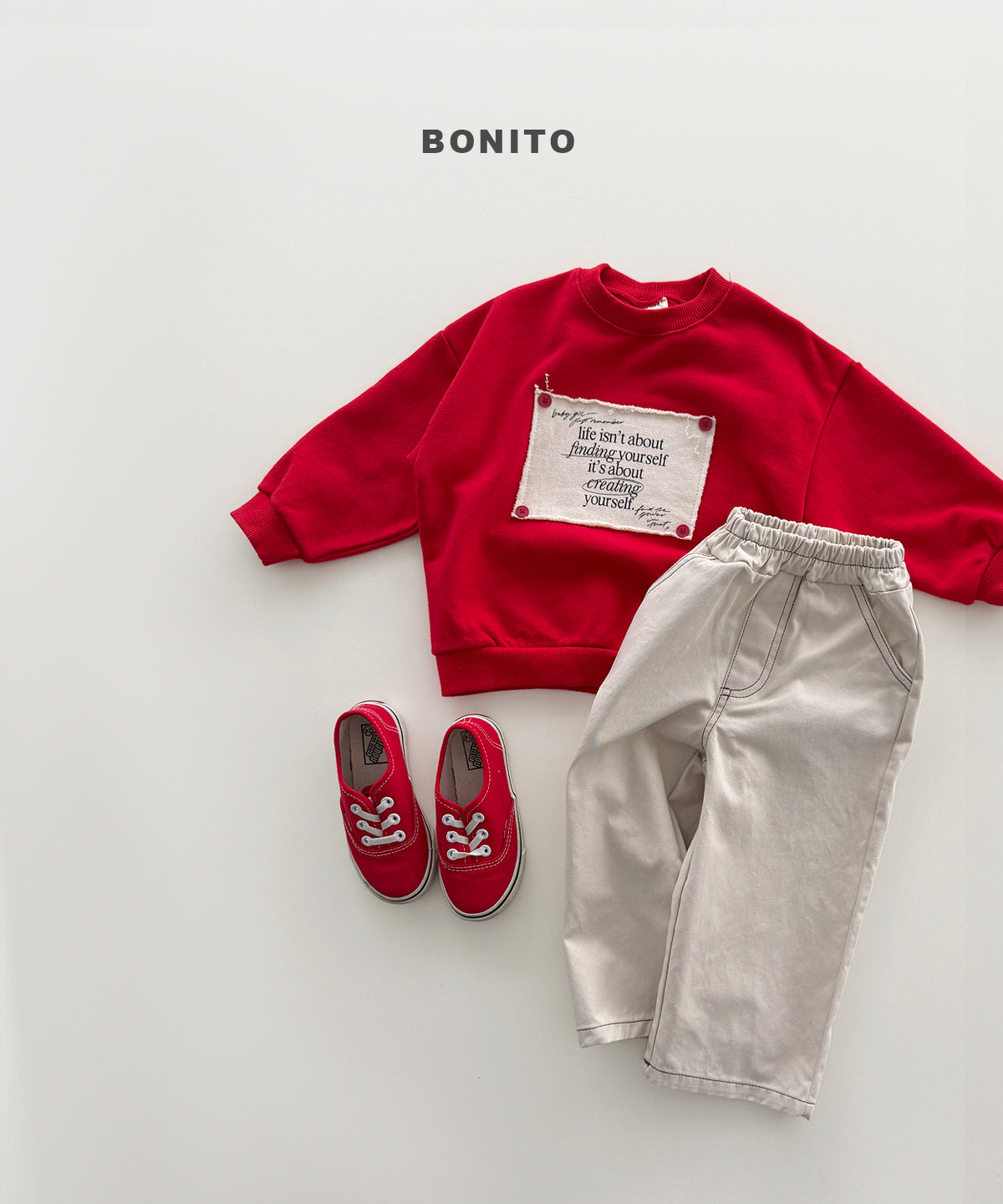 Remember Button Sweatshirt