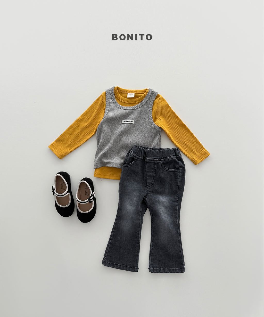 Color Ribbed Tee