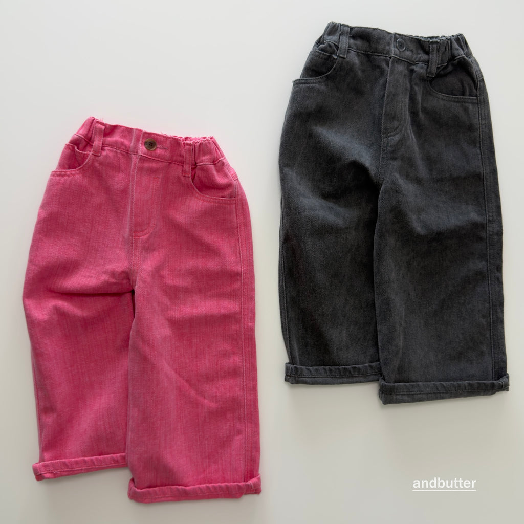 andbutter Slub Cotton Pants
