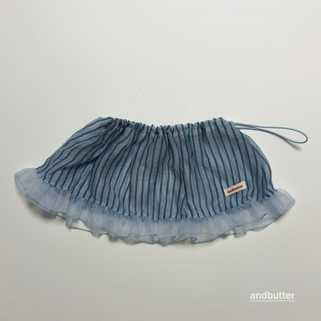 andbutter String Stripe Skirt