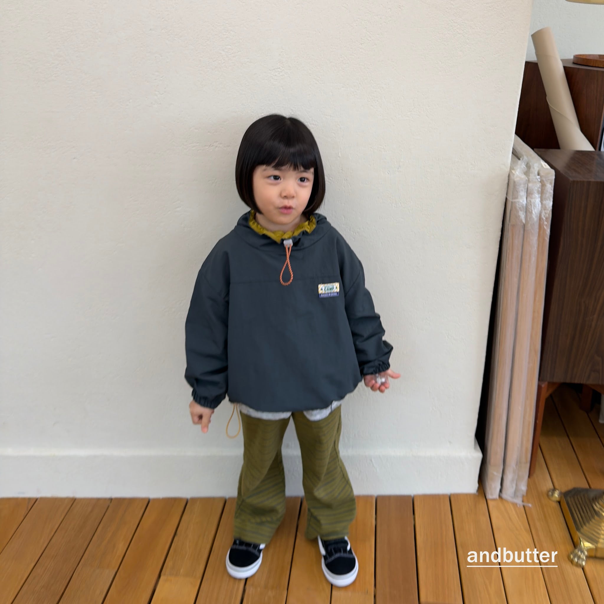 andbutter Button Flare Pants