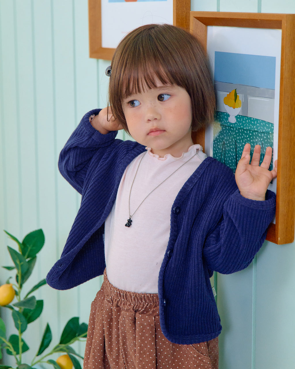Oott Bebe Haribo Ribbed Cardigan