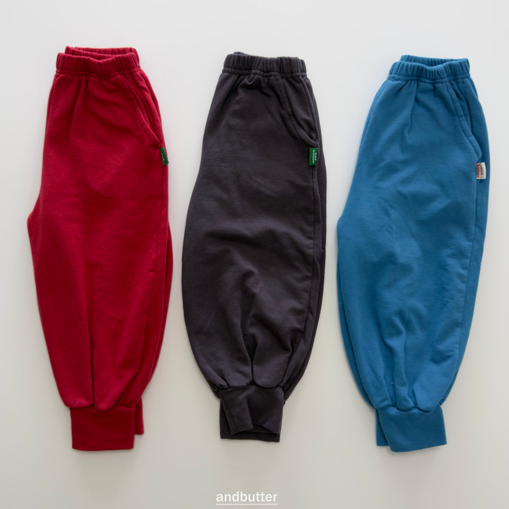 andbutter Rib Cuff Jogger Pants