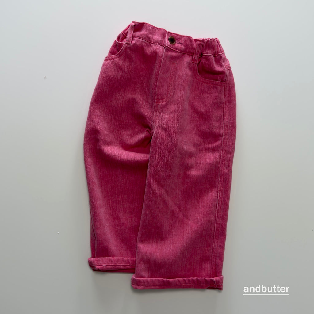 andbutter Slub Cotton Pants
