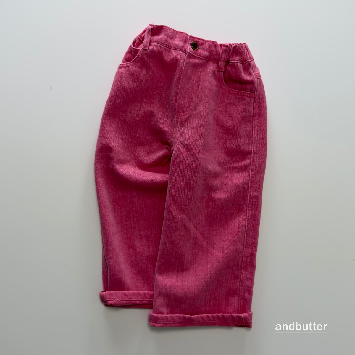 andbutter Slub Cotton Pants