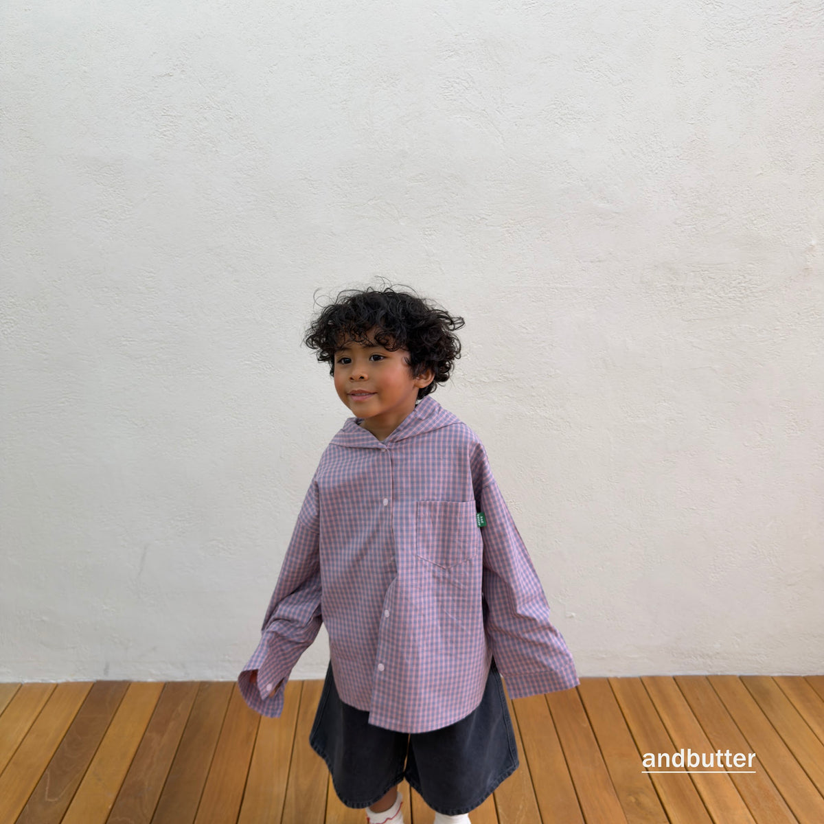 andbutter Cap Hood Shirt