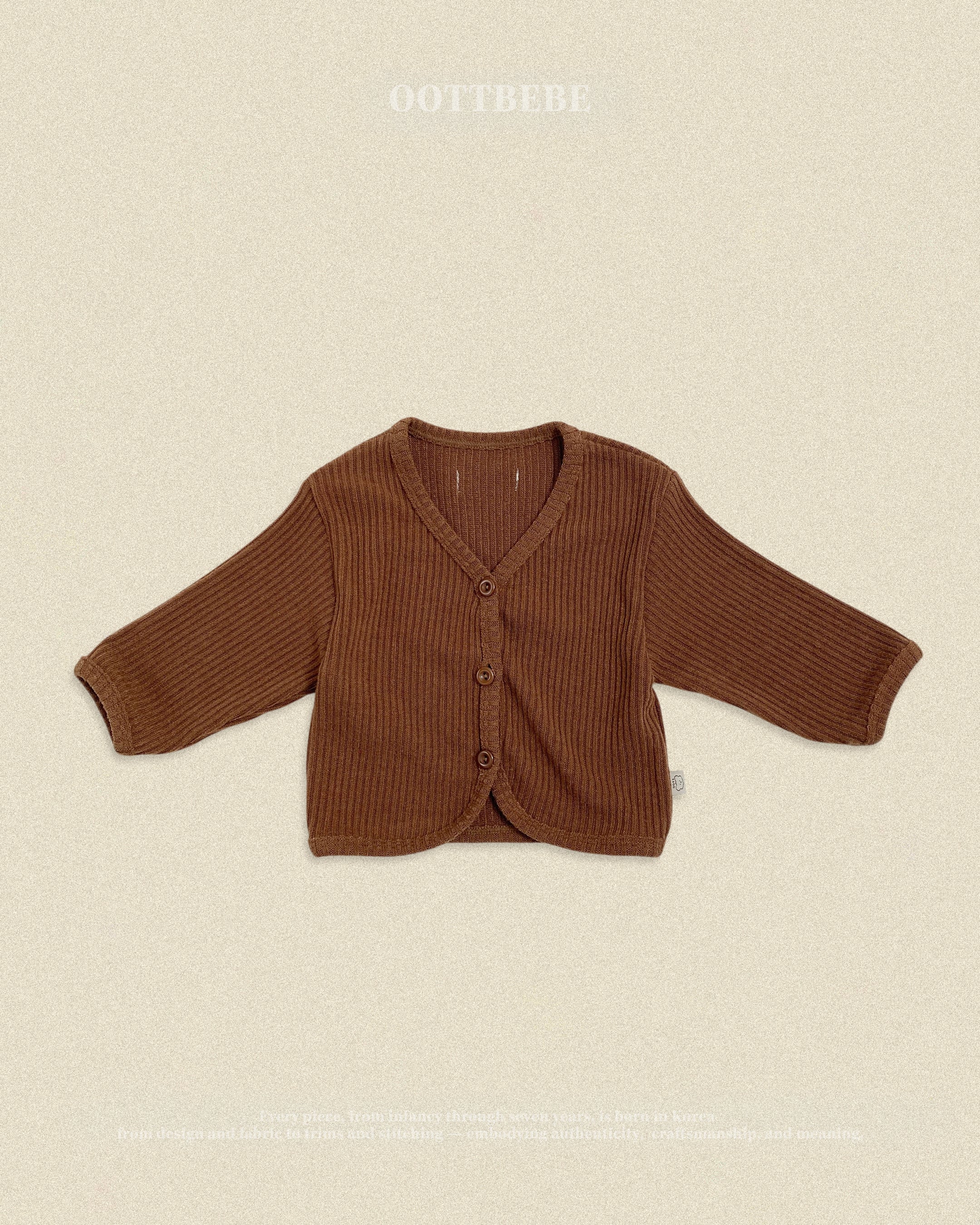 Oott Bebe Haribo Ribbed Cardigan