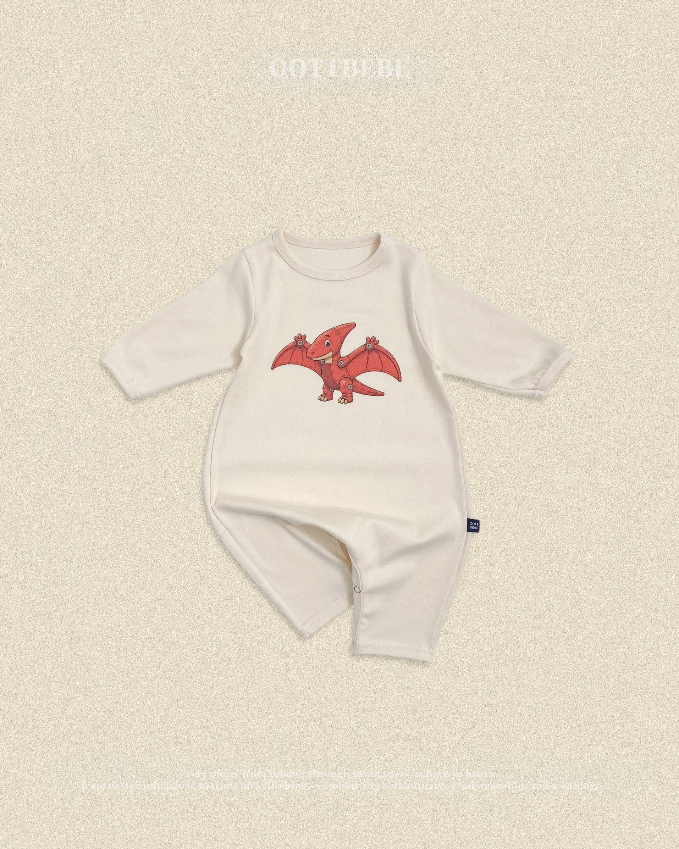 Oott Bebe Robot Dinosaur Bodysuit