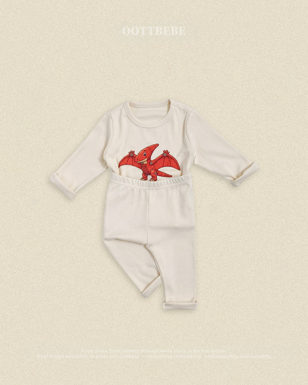 Oott Bebe Robot Dinosaur Loungewear