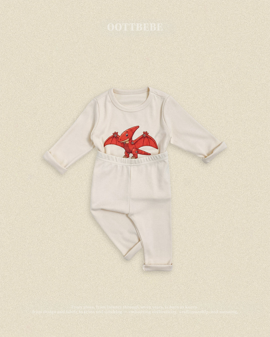 Oott Bebe Robot Dinosaur Loungewear