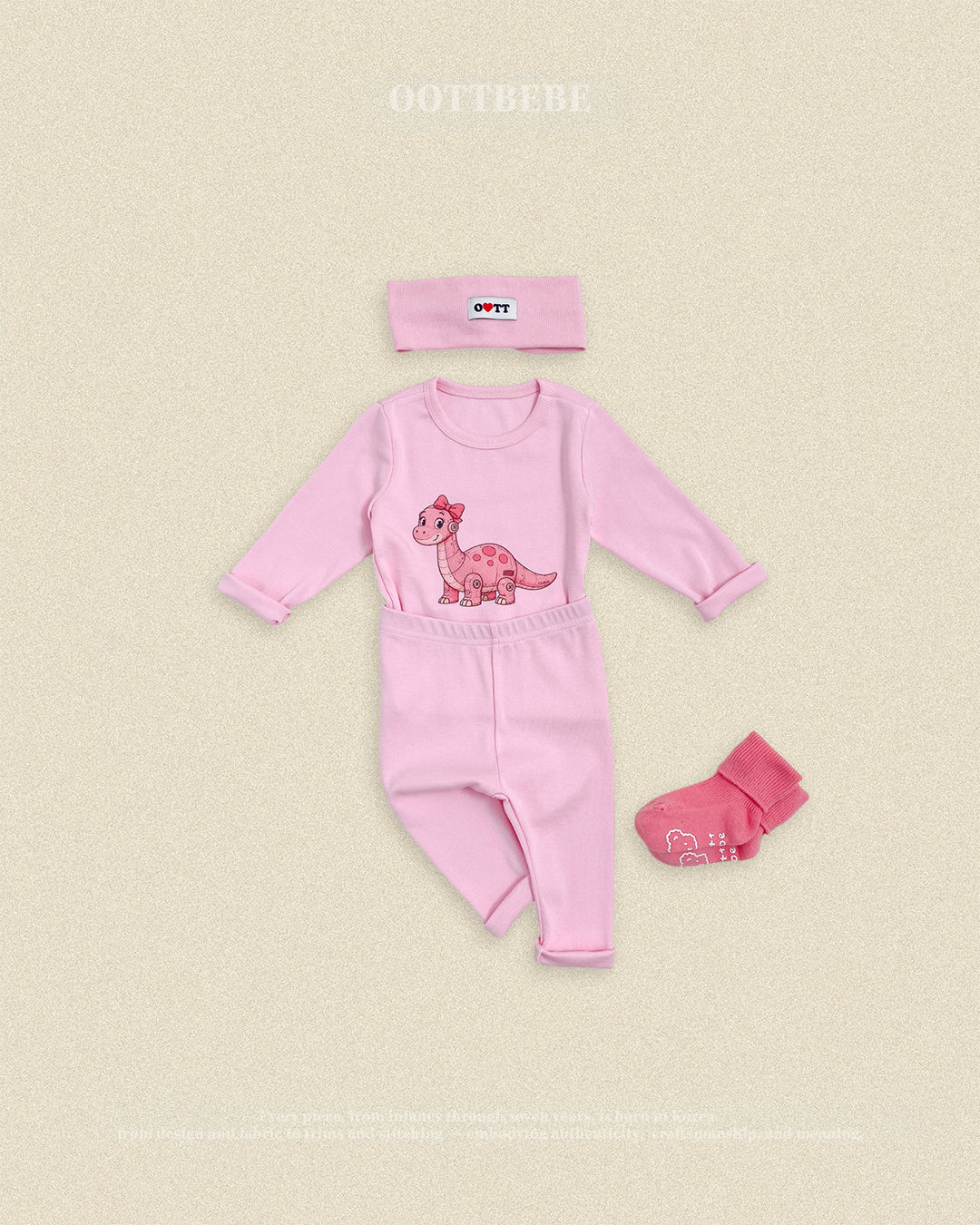 Oott Bebe Robot Dinosaur Loungewear