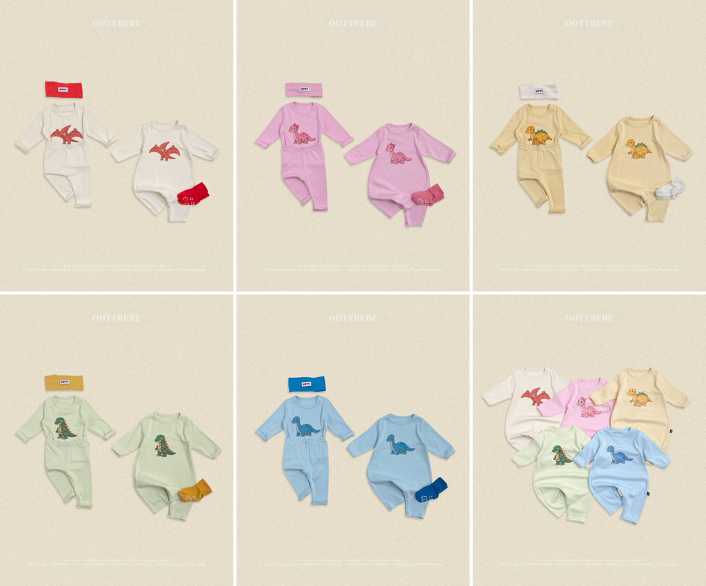 Oott Bebe Robot Dinosaur Bodysuit