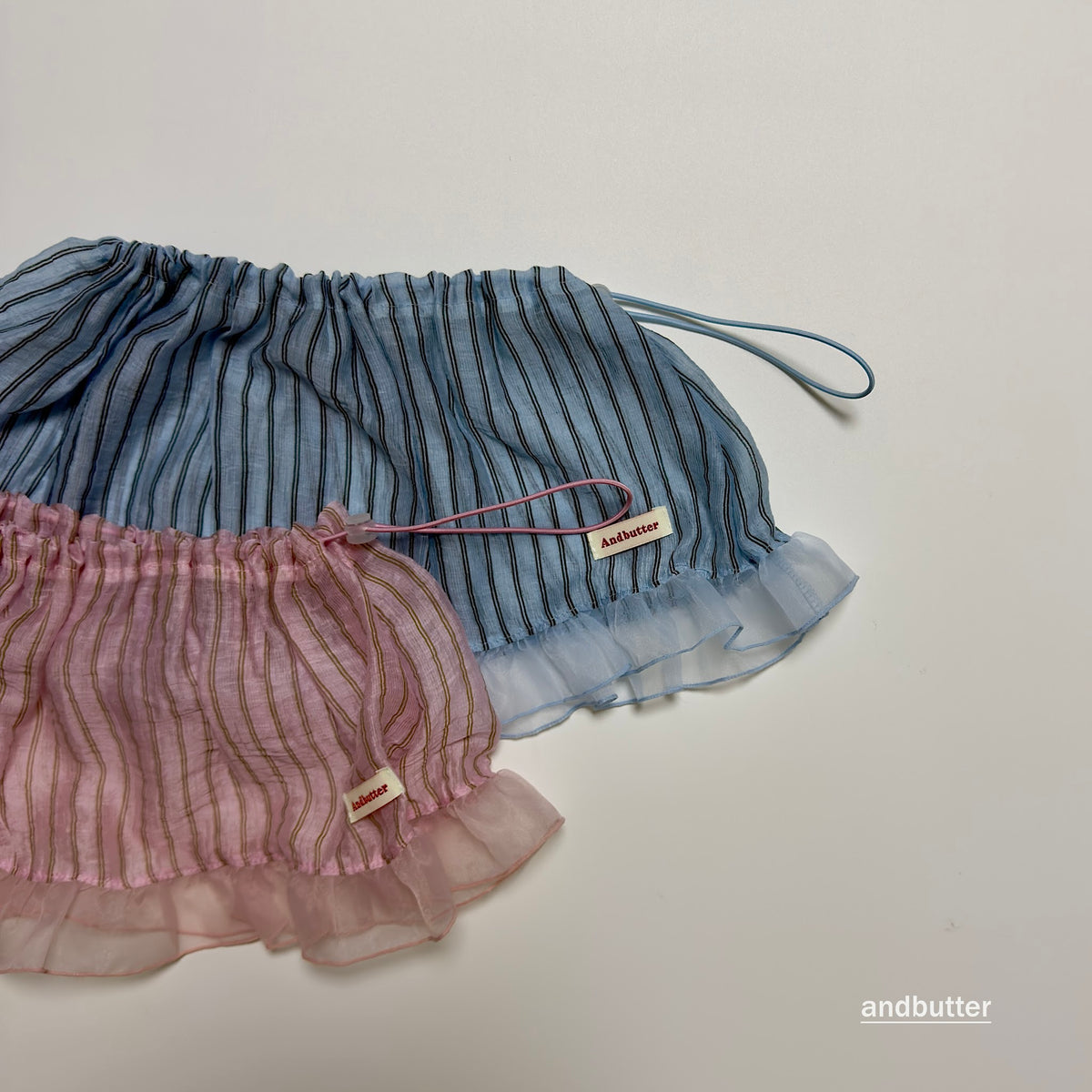 andbutter String Stripe Skirt