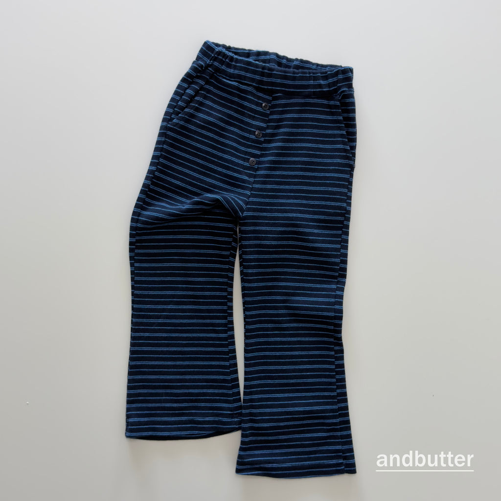 andbutter Button Flare Pants