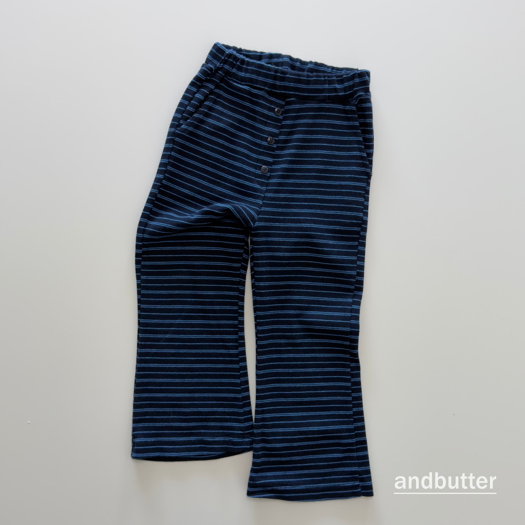 andbutter Button Flare Pants