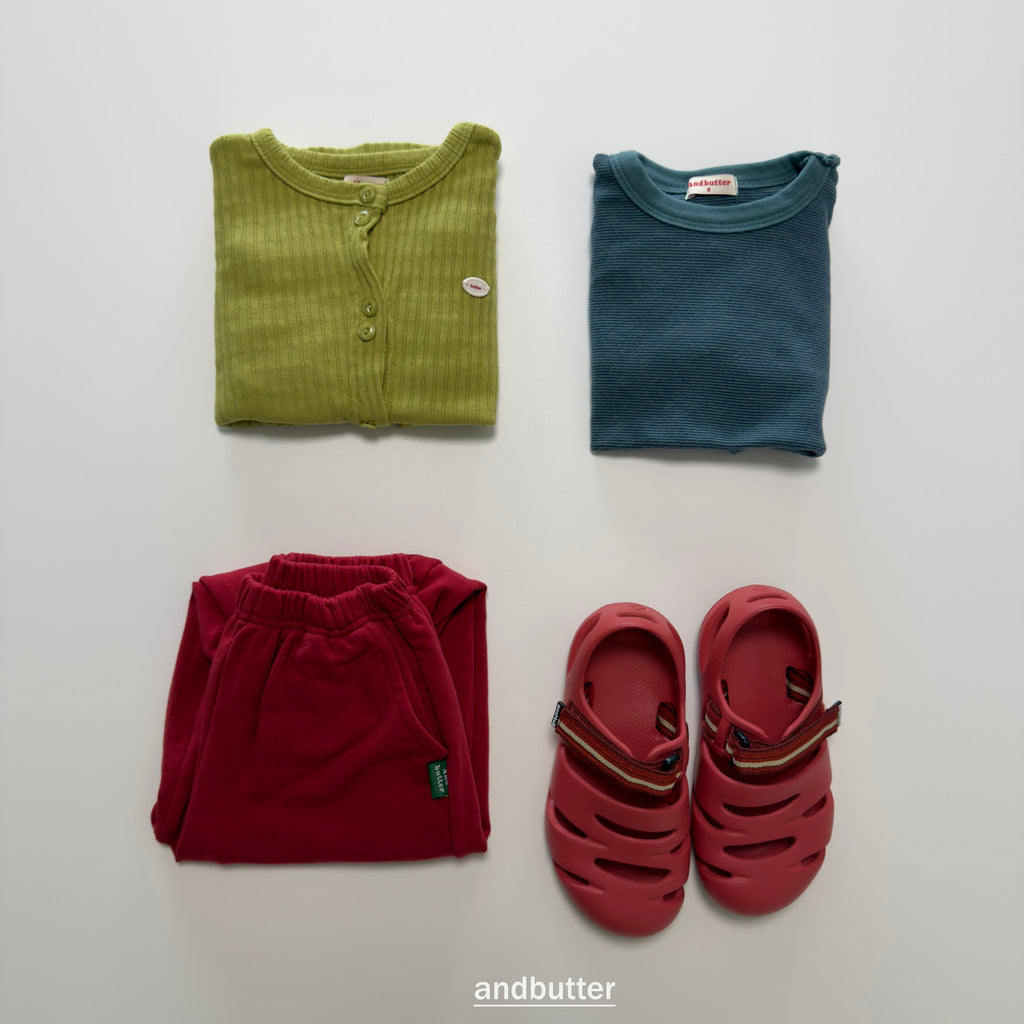 andbutter Rib Cuff Jogger Pants