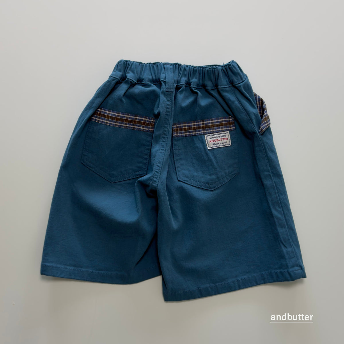 andbutter Hidden Check Bermuda Pants