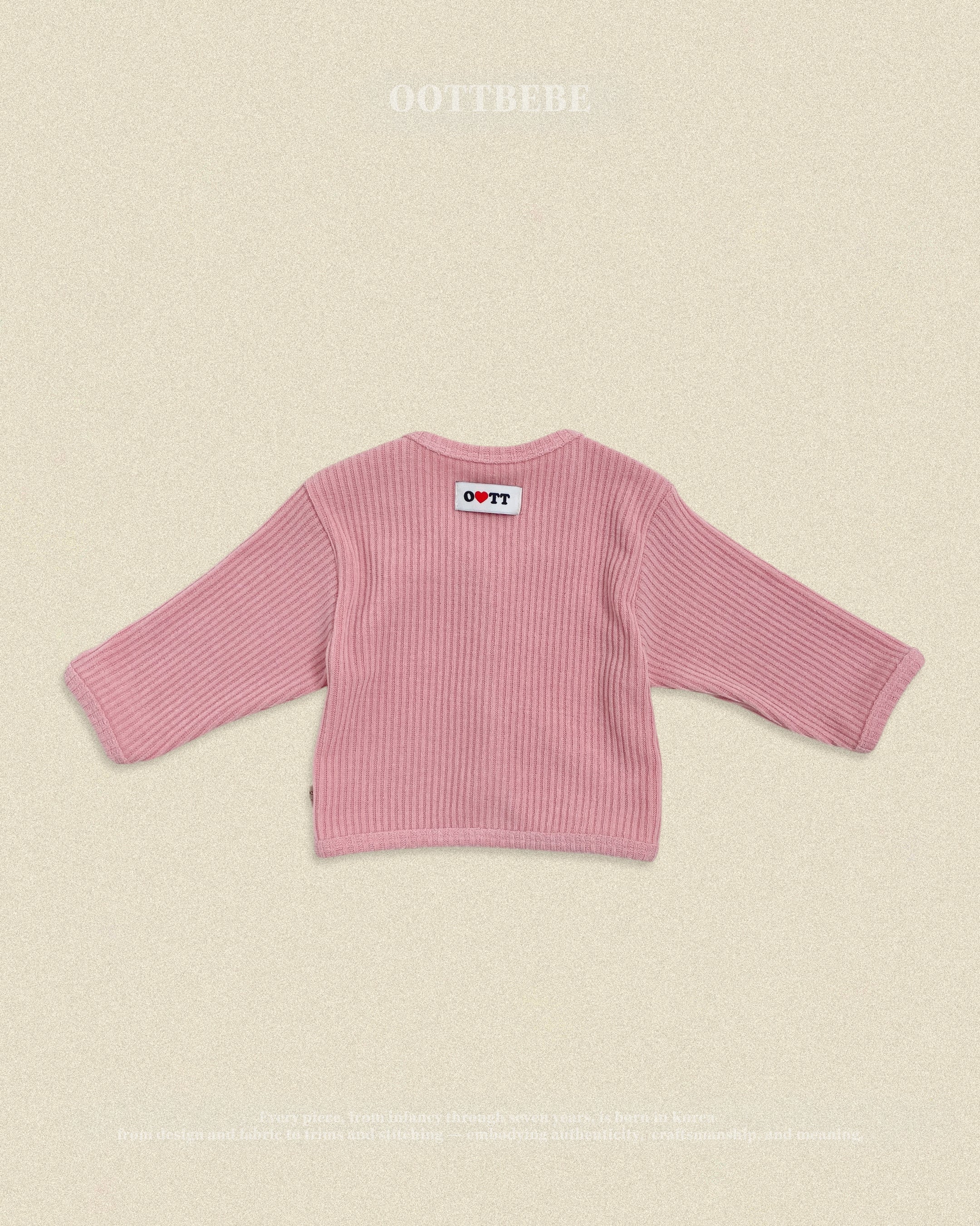 Oott Bebe Haribo Ribbed Cardigan