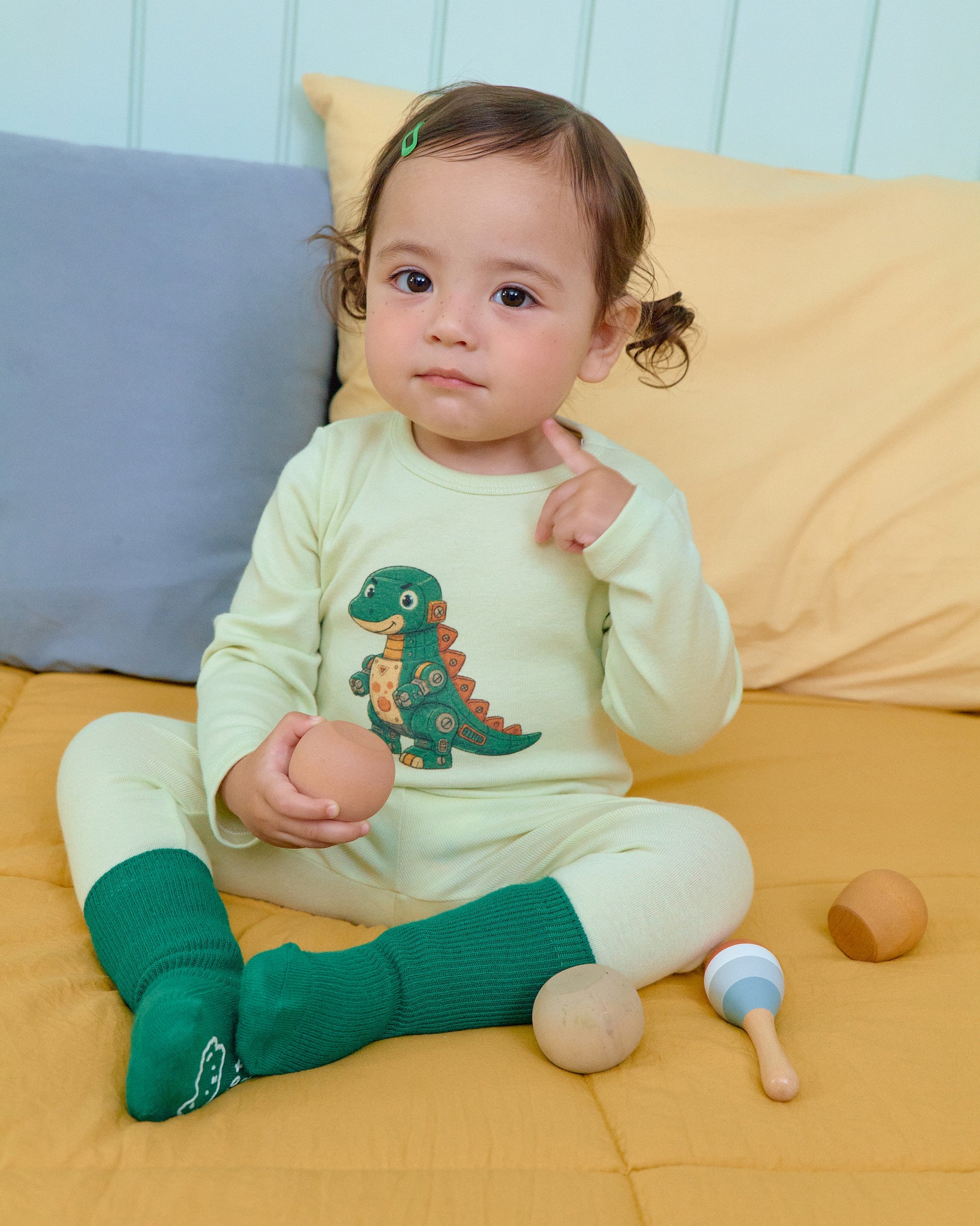 Oott Bebe Robot Dinosaur Loungewear
