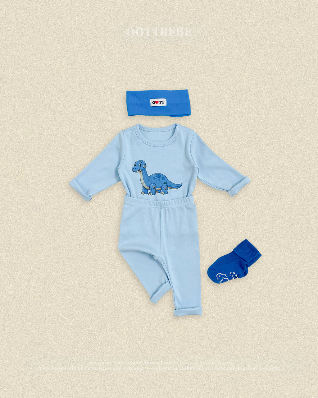 Oott Bebe Robot Dinosaur Loungewear