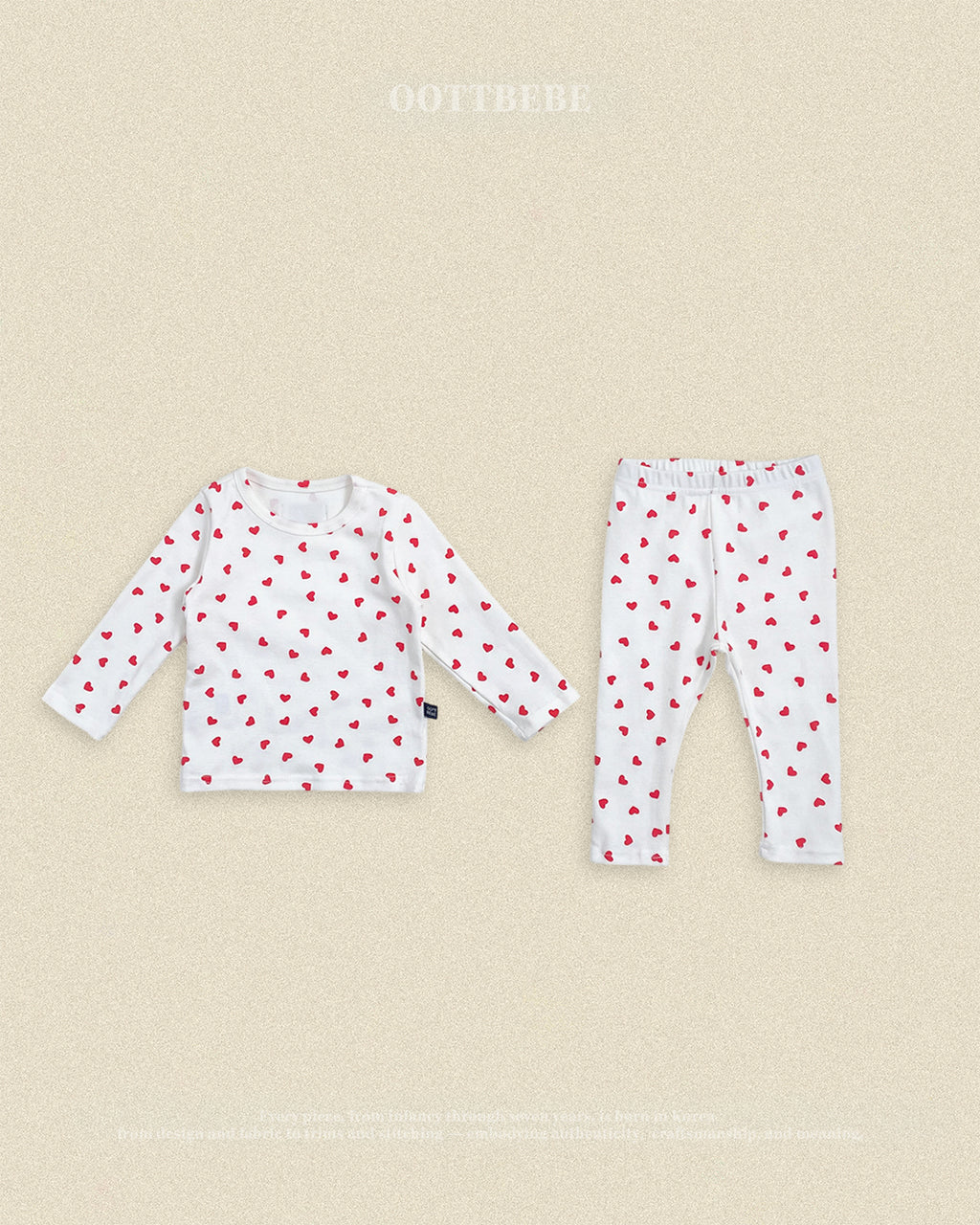 Oott Bebe Petit Heart Loungewear
