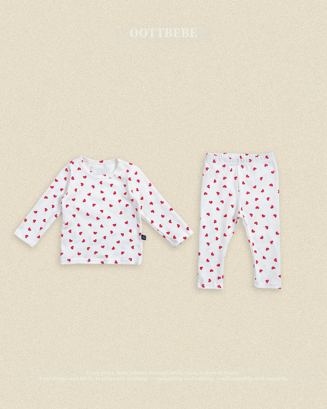 Oott Bebe Petit Heart Loungewear