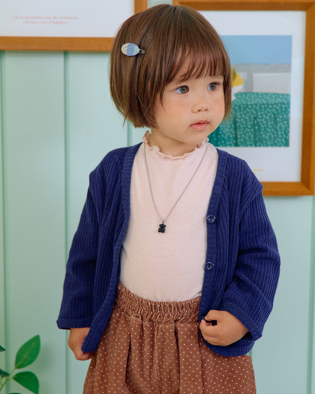 Oott Bebe Haribo Ribbed Cardigan