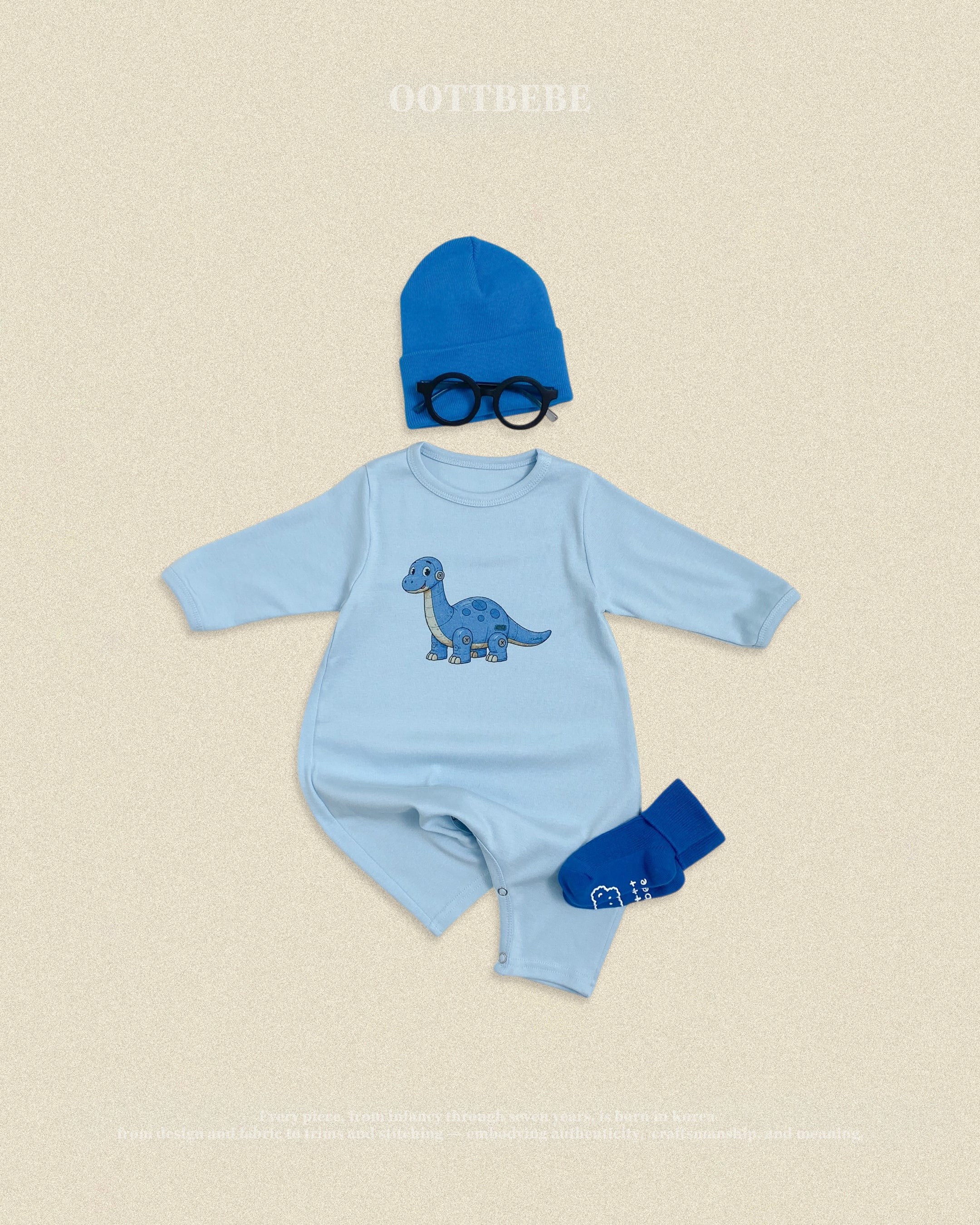 Oott Bebe Robot Dinosaur Bodysuit